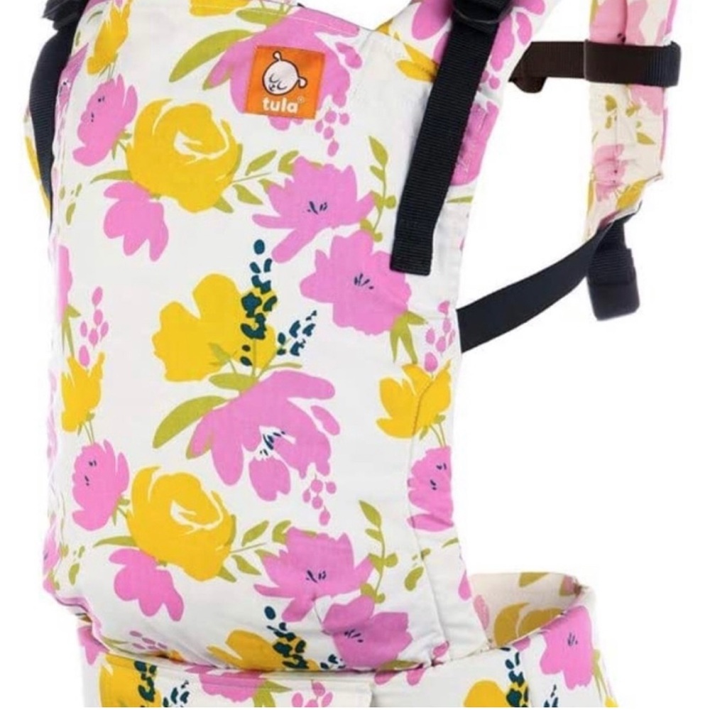 Free to grow pink floral print Tula
